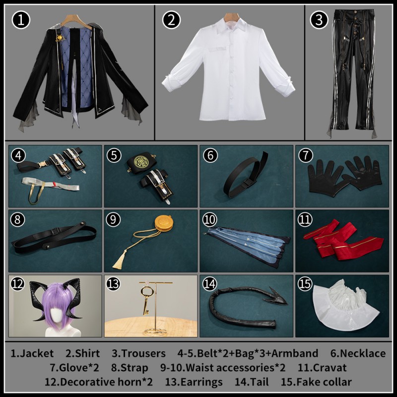 Wuthering Waves Zani Zanny Cosplay Costume Women Outfit Fullset Nightwalker Costum Made