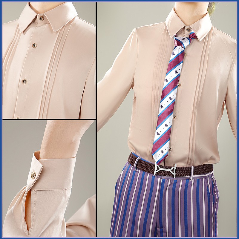 Nijisanji Vtuber Oriens 2nd Anniversary Saiki Ittetsu Cosplay Costume Men Uniform Outfit Custom Made