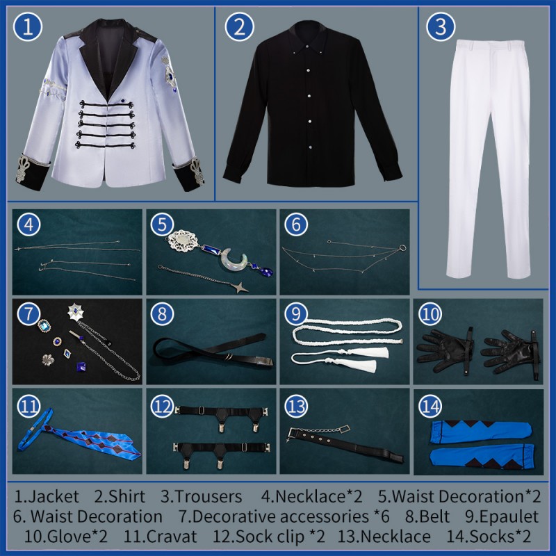 NIJISANJI EN Vtuber BY THE BEAT Seible Cosplay Costume Fullset Outfit Uniform Cosonsen Custom Made