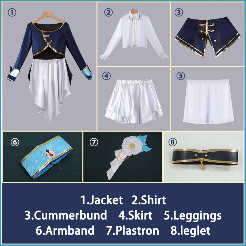 NIJISANJI 5th Anniversary LIVE SYMPHONIA Lize Helesta Cosplay Costume Custom Made Cosonsen