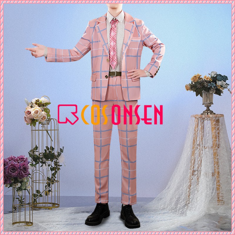 NIJISANJI Vtuber Oriens 2nd Anniversary Akagi Wen Cosplay Costume Men Uniform Custom Made Cosonsen