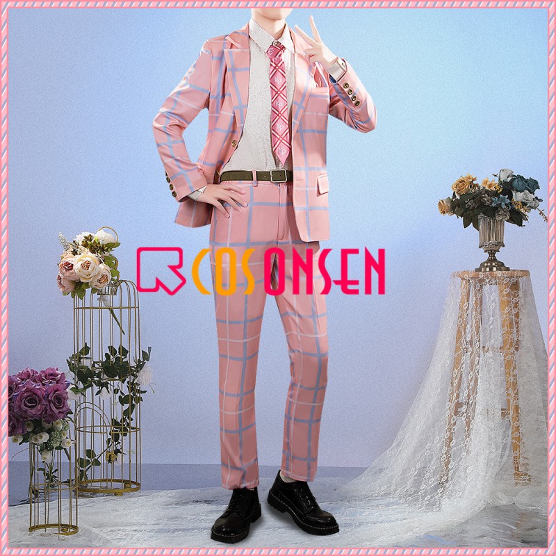 NIJISANJI Vtuber Oriens 2nd Anniversary Akagi Wen Cosplay Costume Men Uniform Custom Made Cosonsen