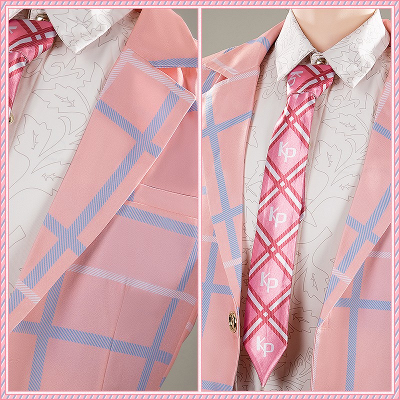NIJISANJI Vtuber Oriens 2nd Anniversary Akagi Wen Cosplay Costume Men Uniform Custom Made Cosonsen