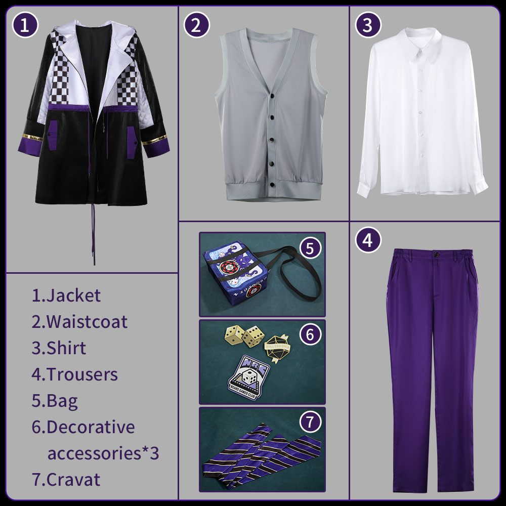 Twisted Wonderland Azul Ashengrotto Cosplay Costume Club Outfit Cosonsen Custom Made