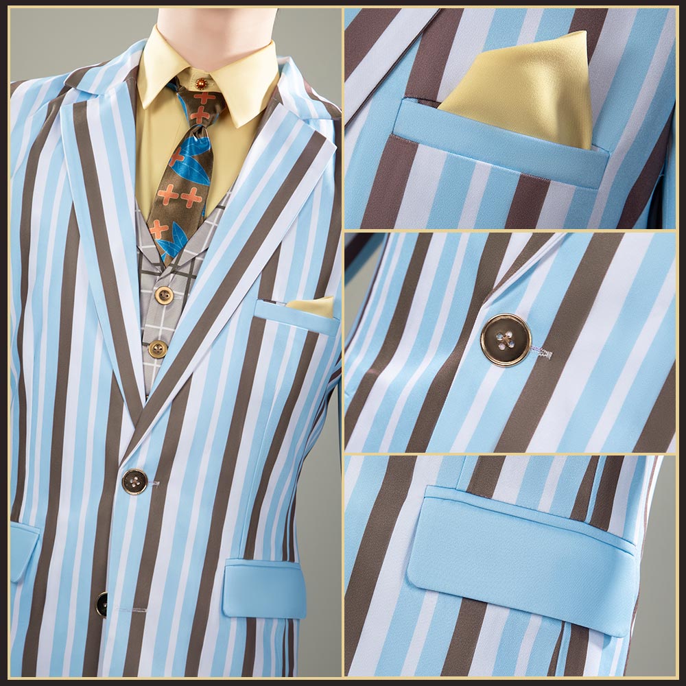NIJISANJI Vtuber Oriens 2nd Anniversary Hibachi Mana Cosplay Costume Men Uniform Custom Made Cosonsen