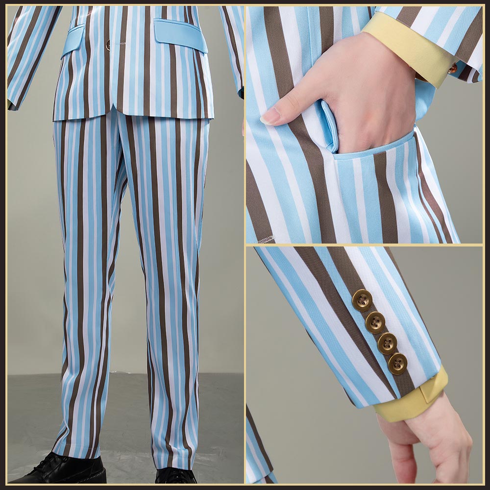 NIJISANJI Vtuber Oriens 2nd Anniversary Hibachi Mana Cosplay Costume Men Uniform Custom Made Cosonsen