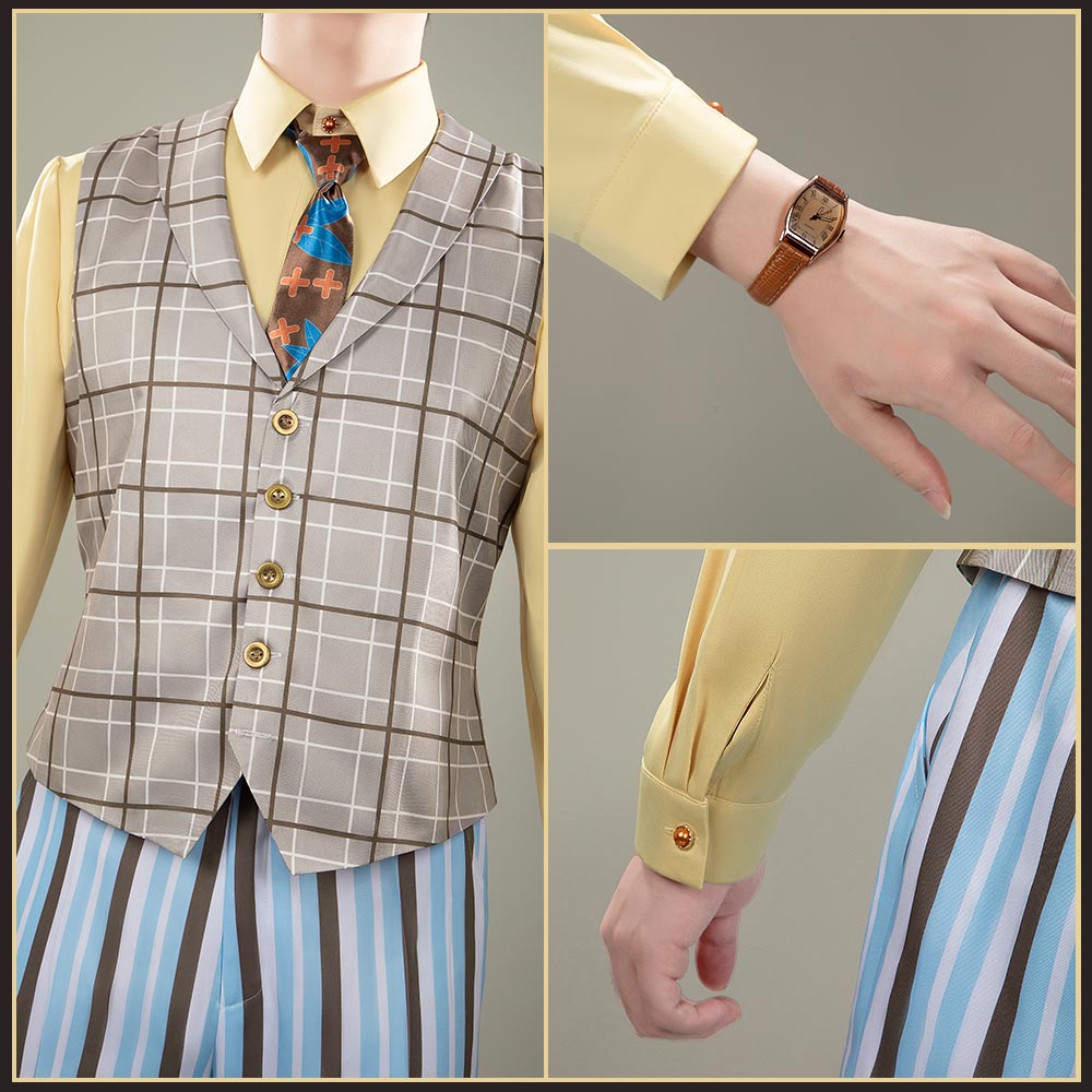 NIJISANJI Vtuber Oriens 2nd Anniversary Hibachi Mana Cosplay Costume Men Uniform Custom Made Cosonsen