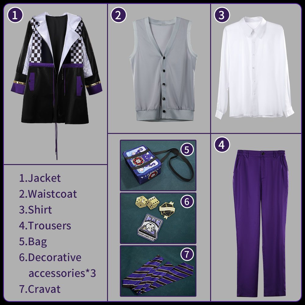 Twisted Wonderland Azul Ashengrotto Cosplay Costume Azul Sigma Gamer Club Outfit Cosonsen Custom Made