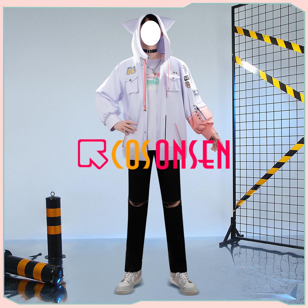 Nijisanji Vtuber Akagi Wen Cosplay Costume New Outfit Casual Cosonsen Custom Made