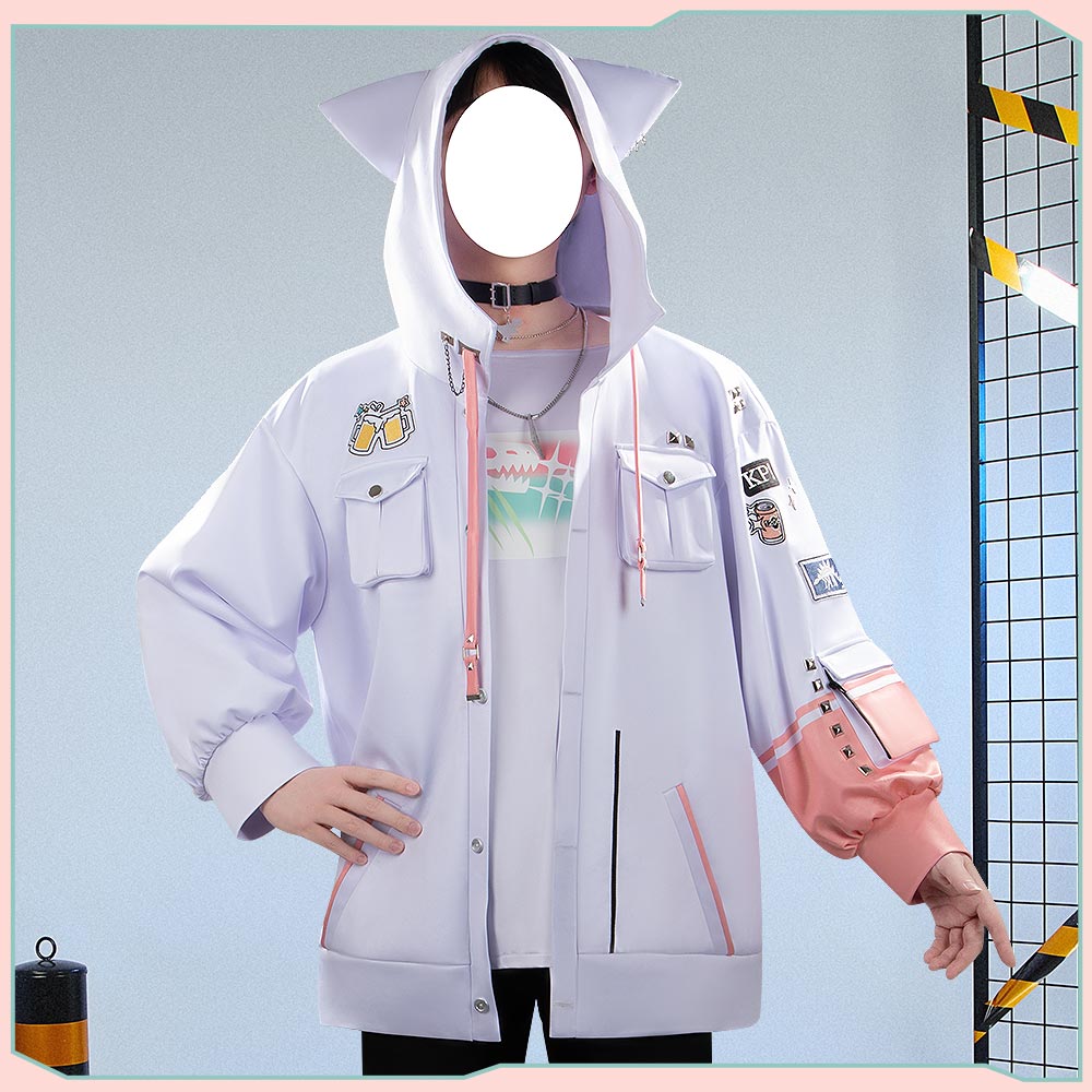 Nijisanji Vtuber Akagi Wen Cosplay Costume New Outfit Casual Cosonsen Custom Made