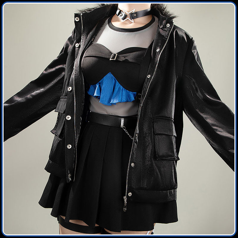 NIJISANJI YouTuber Vtuber Shioriha Ruri Cosplay Costume ULTRA C MV Outfit Custom Size