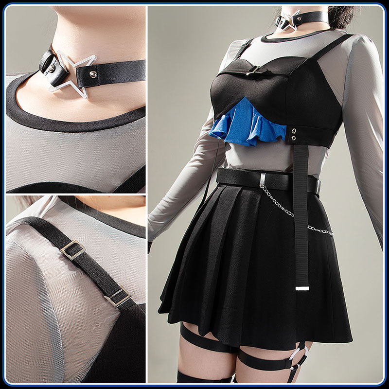 NIJISANJI YouTuber Vtuber Shioriha Ruri Cosplay Costume ULTRA C MV Outfit Custom Size