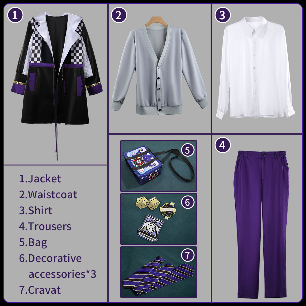 Twisted Wonderland Azul Ashengrotto Cosplay Costume Azul Sigma Gamer Club Outfit Cosonsen Custom Made