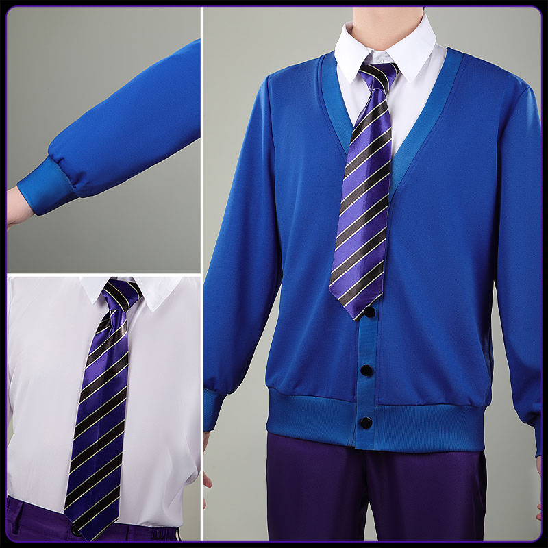 Twisted Wonderland Idia Shroud Cosplay Costume Idia Sigma Gamer Club Outfit Cosonsen Custom Made