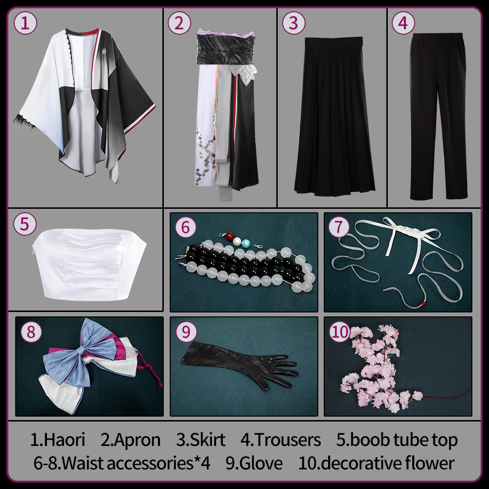 Game Arknights Mio Cosplay Costume Kimono Outfit Cosonsen Custom Made