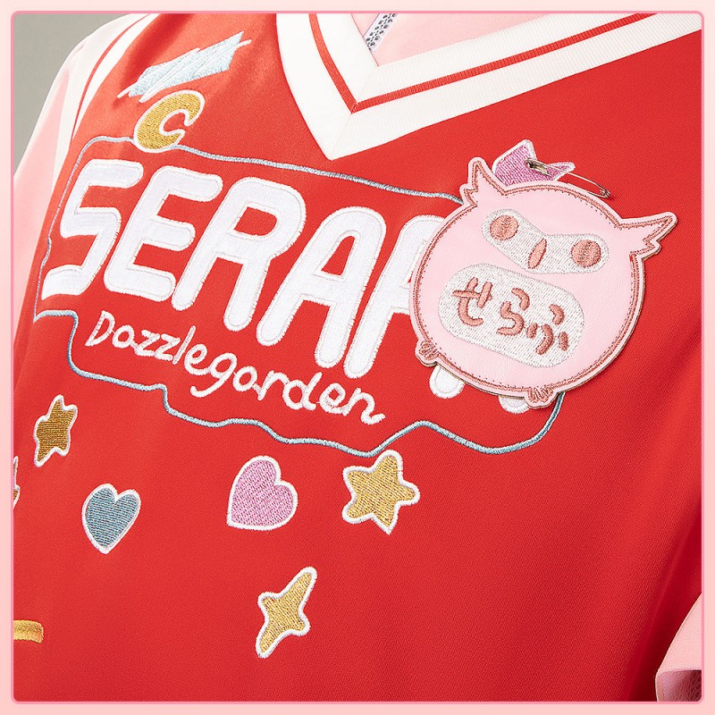 Nijisanji Vtuber Seraph Dazzlegarden Cosplay Costume Angelic Dream Outfit Cosonsen Custom Made