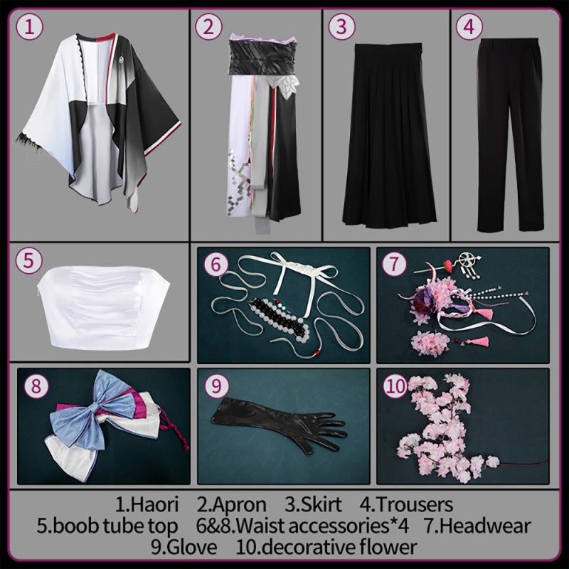 Game Arknights Mio Cosplay Costume Kimono Outfit Cosonsen Custom Made