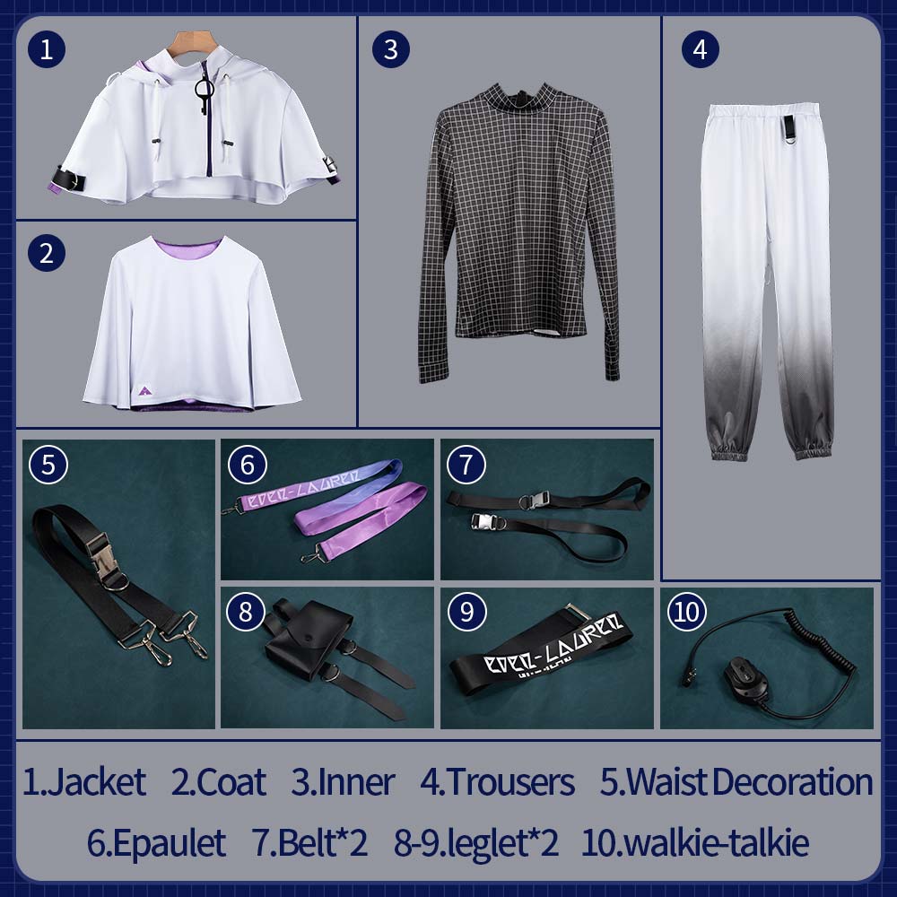 Nijisanji Vtuber Lauren Iroas Cosplay Costume Lauren 4th Anniversary Outfit Cosonsen Custom Made