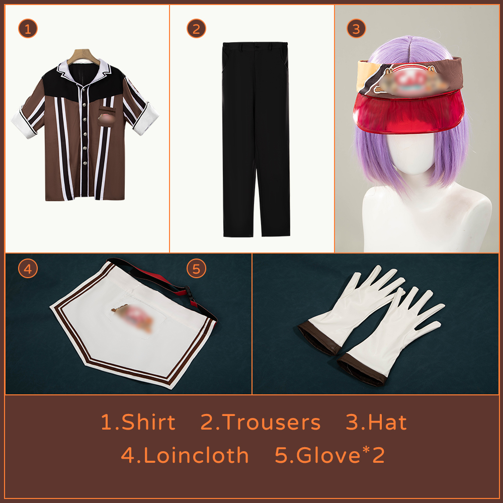 Twisted Wonderland Doom Cater Azul Ashengrotto Lilia Cosplay Costume C&D Diner Uniform Cosonsen Custom Made