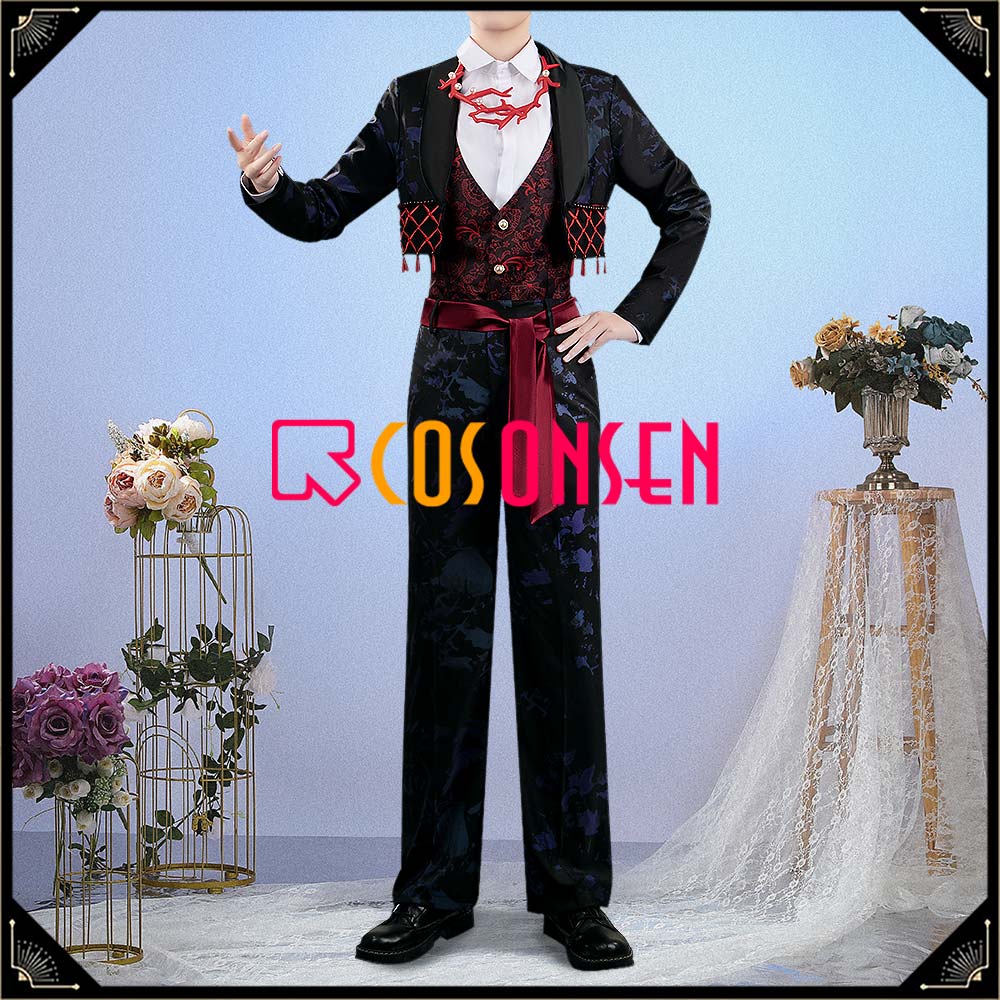 Twisted Wonderland Riddle Rosehearts Cosplay Costume Outfit Cosonsen Custom Made