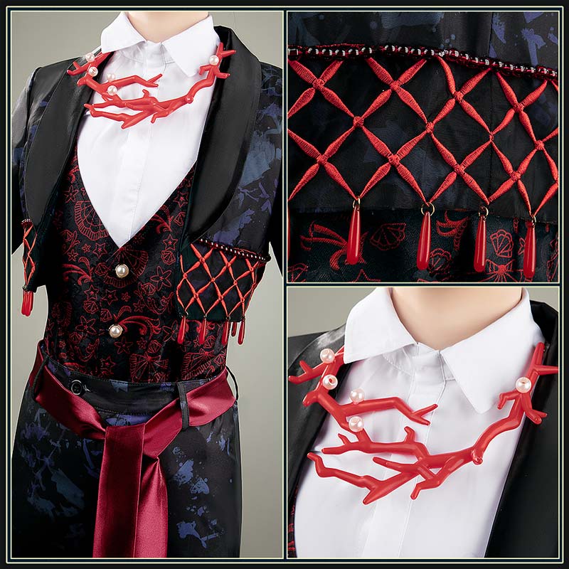 Twisted Wonderland Riddle Rosehearts Cosplay Costume Outfit Cosonsen Custom Made