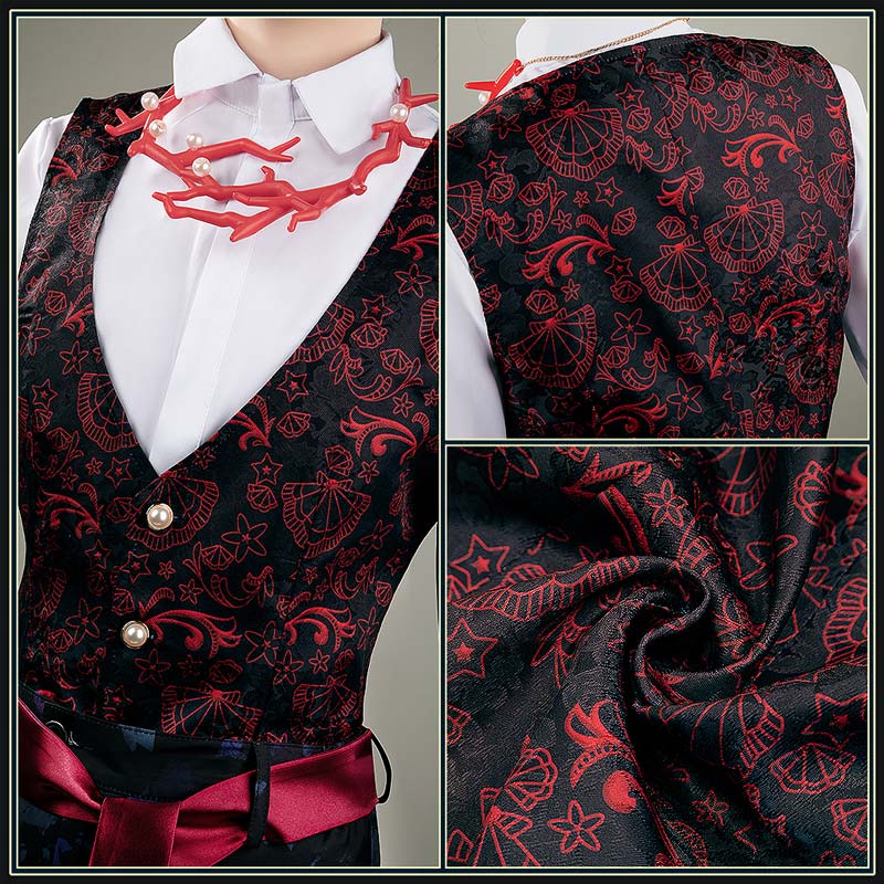 Twisted Wonderland Riddle Rosehearts Cosplay Costume Outfit Cosonsen Custom Made