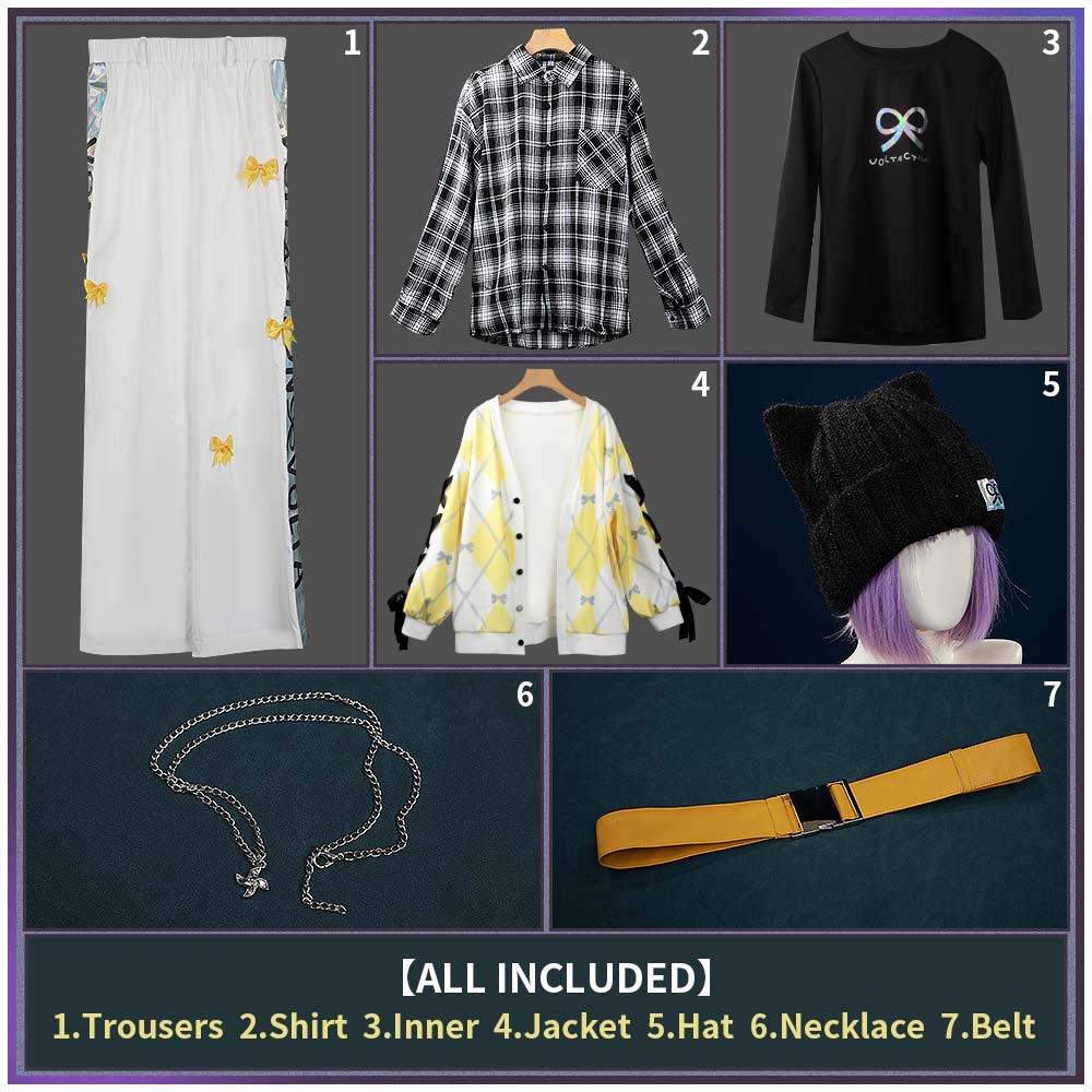 Nijisanji Vtuber Fura Kanato Cosplay Costume 3rd Anniversary Outfit Cosonsen Custom Made