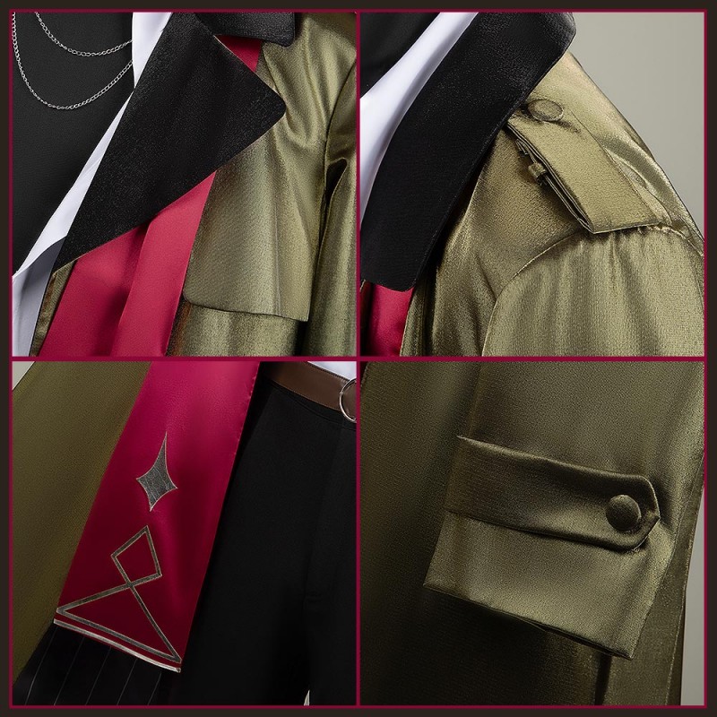 Nijisanji Vtuber Shellin Burgundy Cosplay Costume Outfit Cosonsen Custom Made