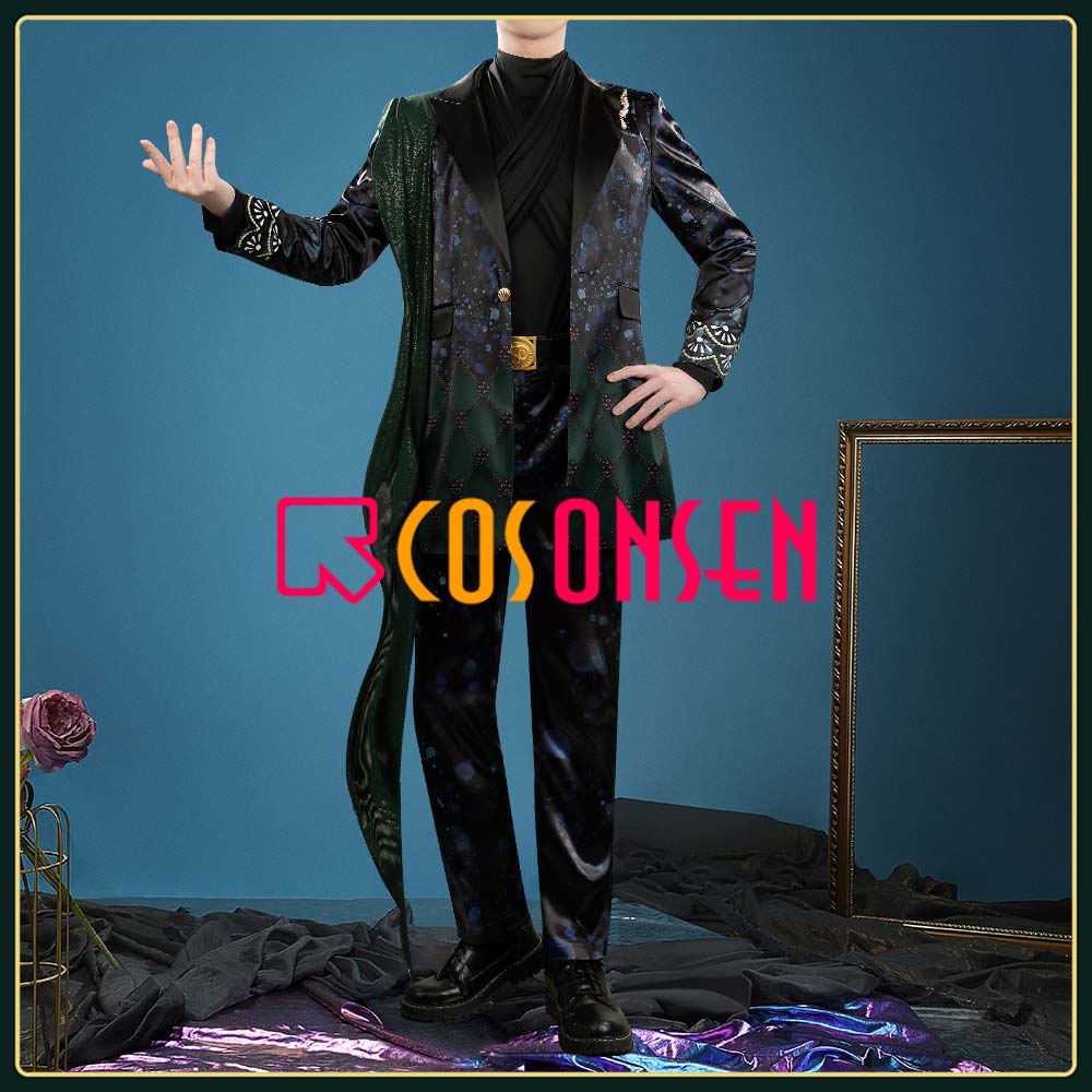 Twisted Wonderland Jade Leech Cosplay Costume Coral Sea's Eternity Float Outfit Jade Nightmare Suit Cosonsen Custom Made