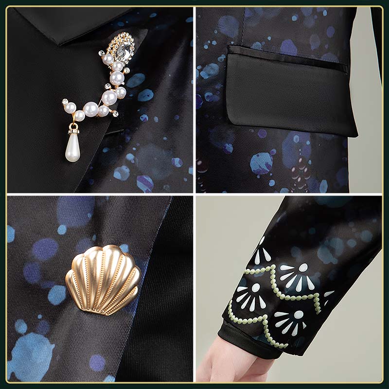 Twisted Wonderland Jade Leech Cosplay Costume Coral Sea's Eternity Float Outfit Jade Nightmare Suit Cosonsen Custom Made