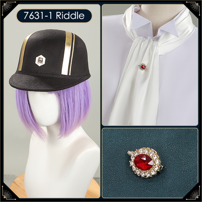 Twisted Wonderland Riddle Club Wear Cosplay Costume Riddle Rosehearts Uniform Outfit Cosonsen Custom Made