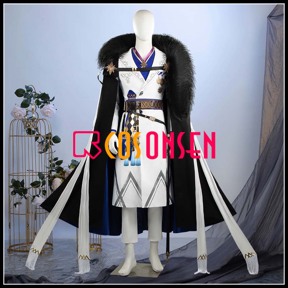 Game Arknights SilverAsh the Reignfrost Cosplay Costume Men Outfit Cosonsen Custom Made