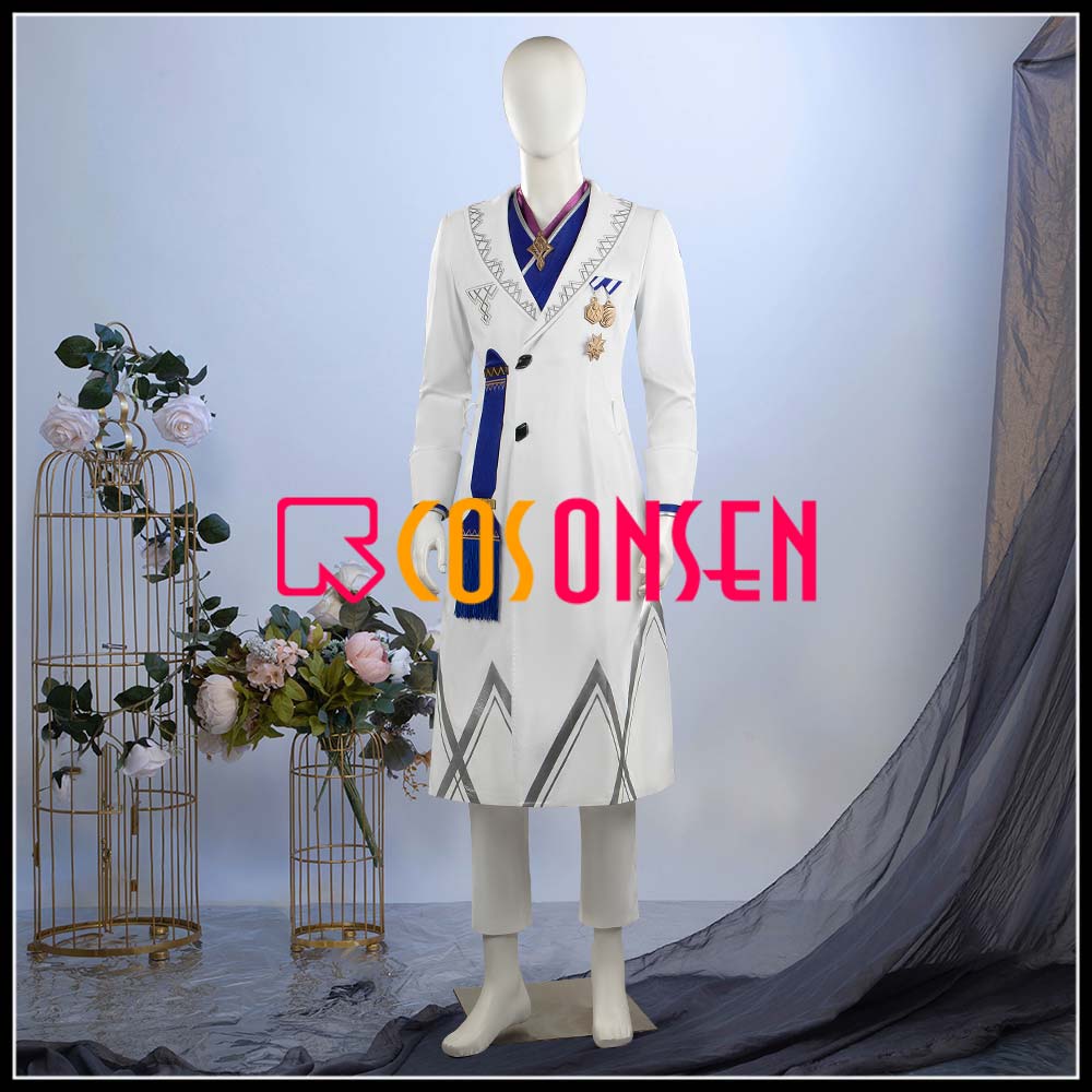 Game Arknights SilverAsh the Reignfrost Cosplay Costume Men Outfit Cosonsen Custom Made