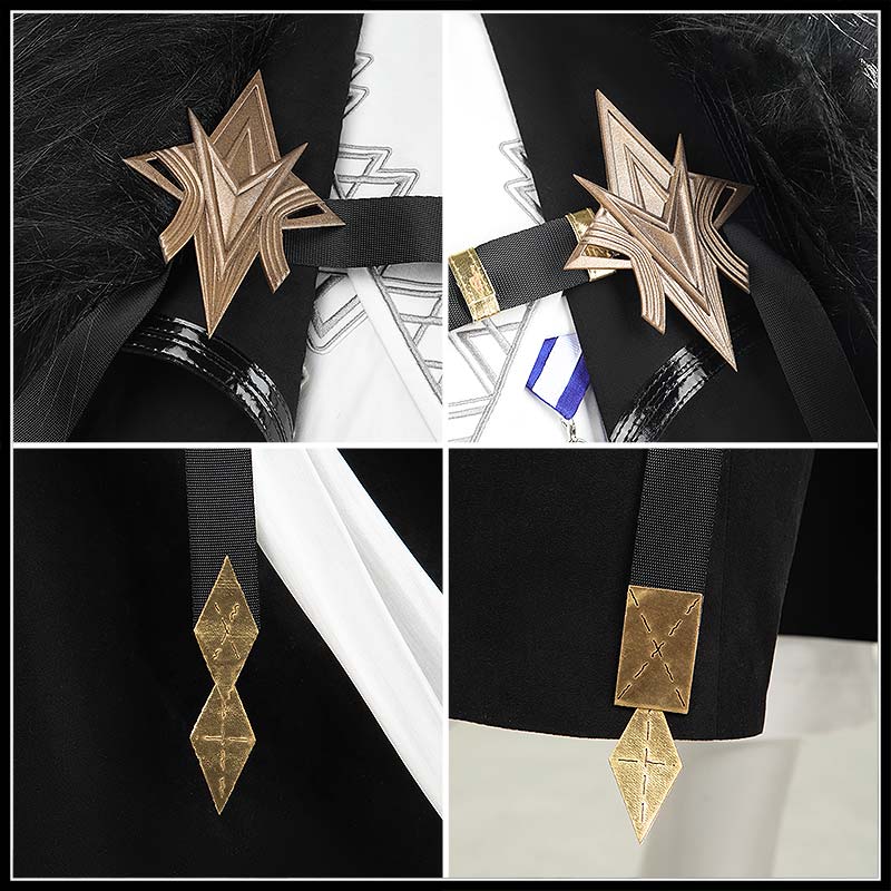 Game Arknights SilverAsh the Reignfrost Cosplay Costume Men Outfit Cosonsen Custom Made