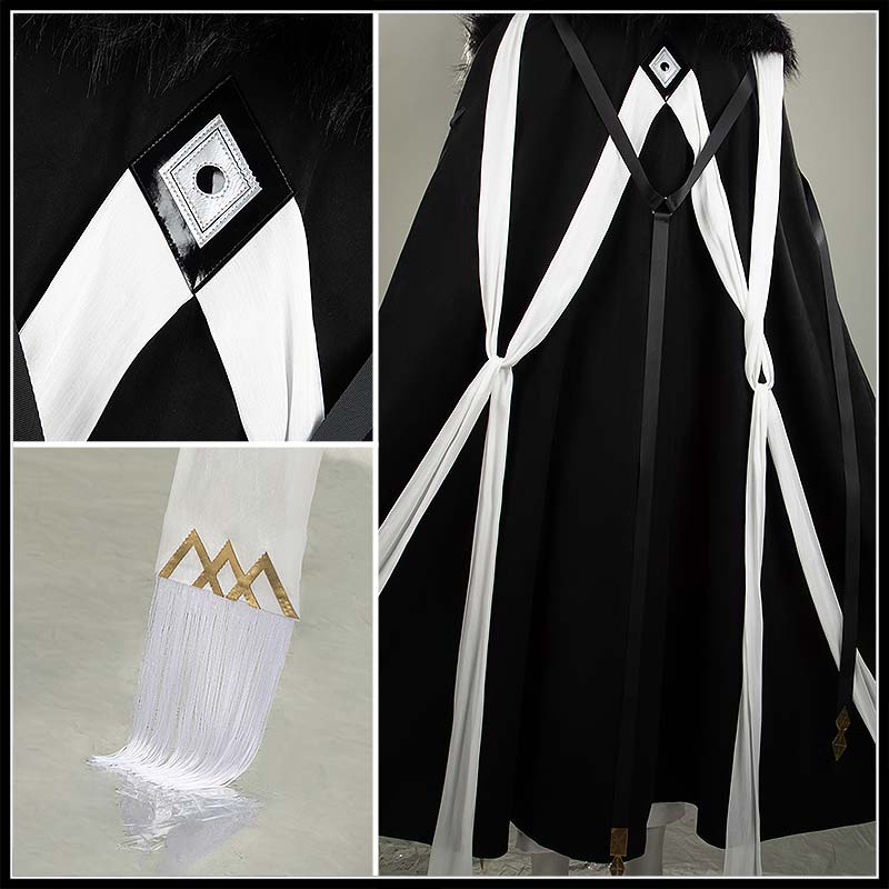 Game Arknights SilverAsh the Reignfrost Cosplay Costume Men Outfit Cosonsen Custom Made
