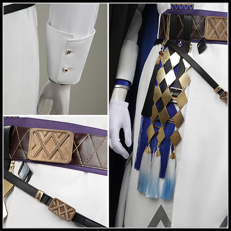 Game Arknights SilverAsh the Reignfrost Cosplay Costume Men Outfit Cosonsen Custom Made