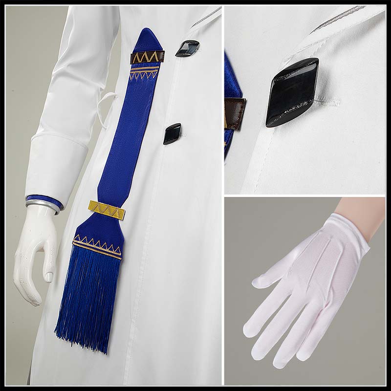 Game Arknights SilverAsh the Reignfrost Cosplay Costume Men Outfit Cosonsen Custom Made