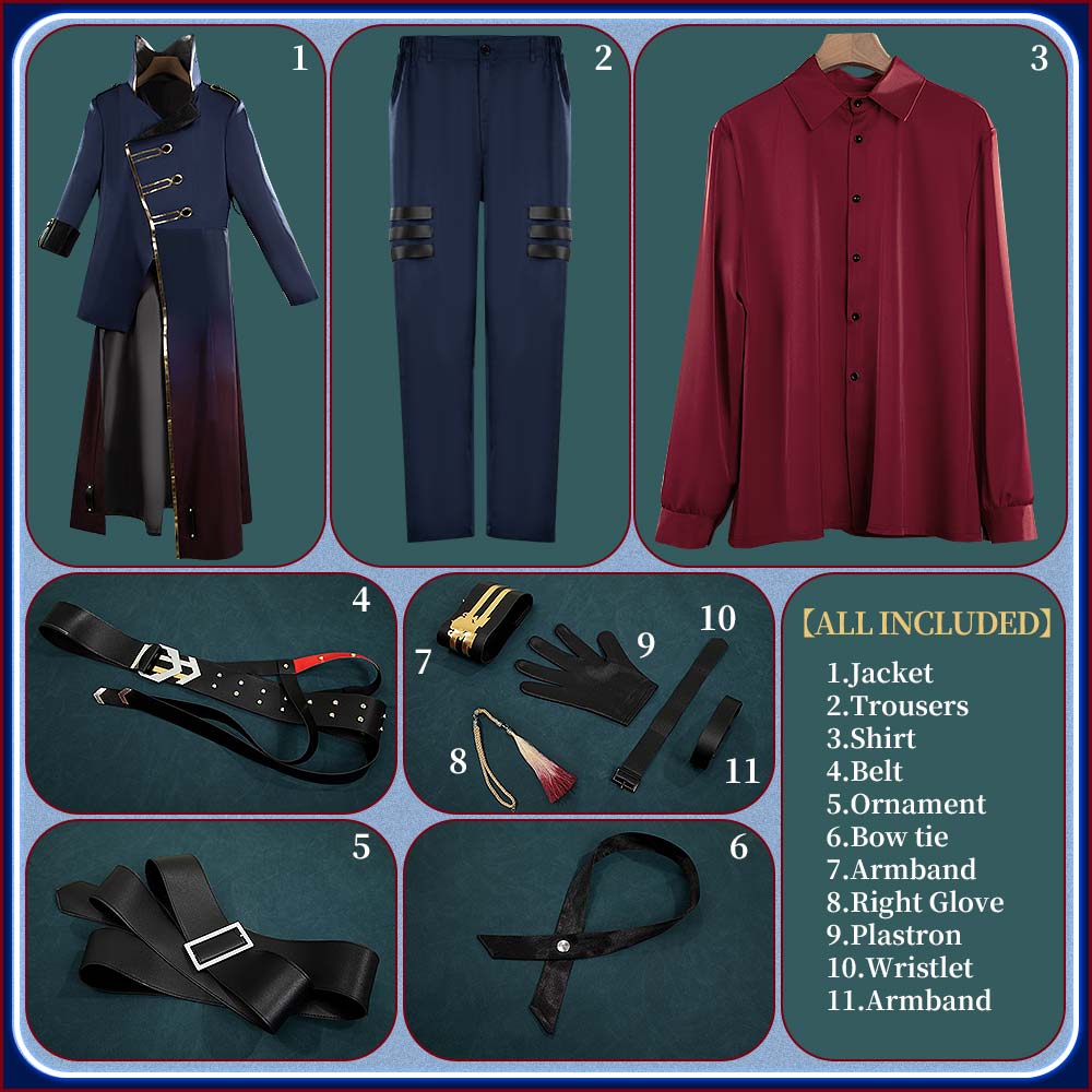 Nijisanji Vtuber Kagami Hayato Cosplay Costume New 3D Outfit Custom Made Cosonsen