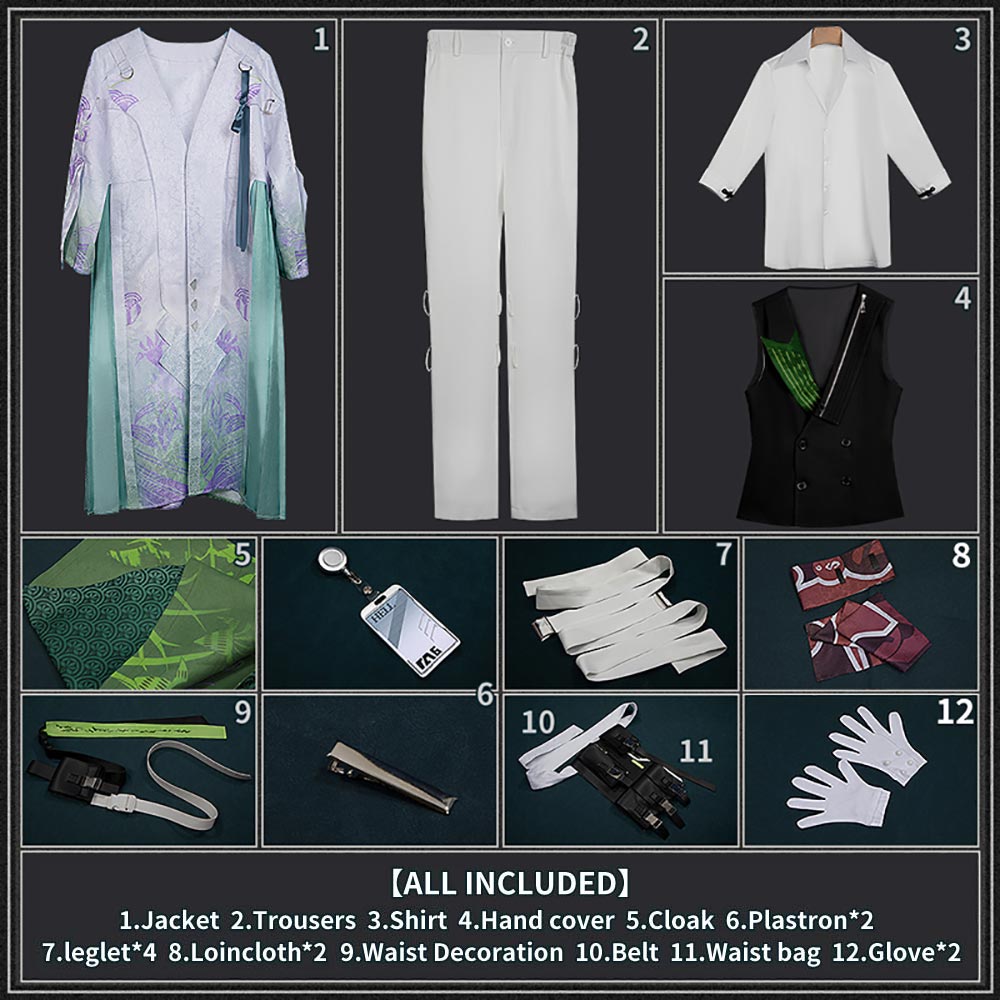 Game Arknights Matsukiri Cosplay Costume Men Outfit Cosonsen Custom Made