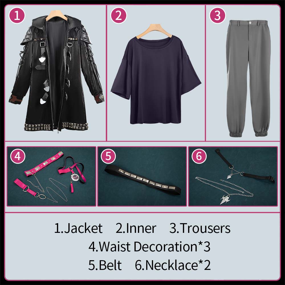 Nijisanji Vtuber VOLTACTION Watarai Hibari Cosplay Costume Exorcist Outfit Cosonsen Custom Made