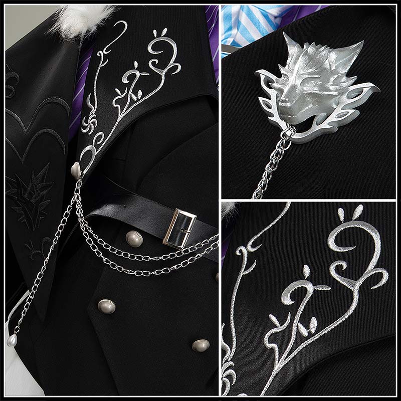 Arknights Lappland the Decadenza Cosplay Costume Unruly Humbleness New Skin Outfit Cosonsen Custom Made