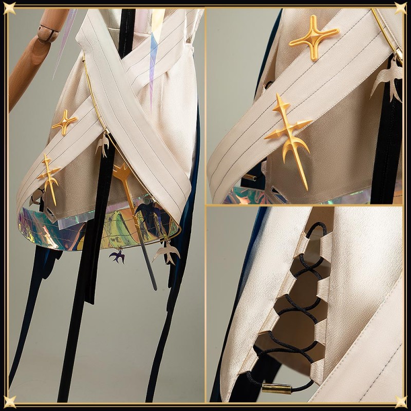 Arknights Astgenne the Lightchaser Cosplay Costume Outfit Custom Made Cosonsen