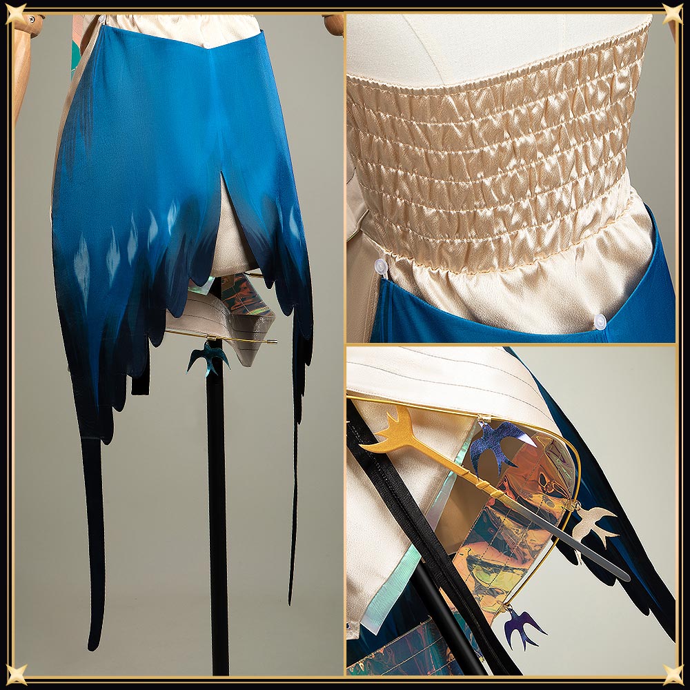 Arknights Astgenne the Lightchaser Cosplay Costume Outfit Custom Made Cosonsen