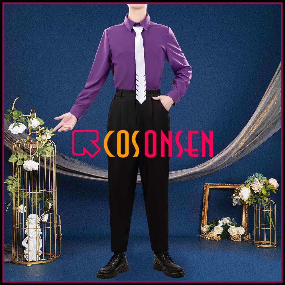 Pokemon ZA Corbeau Cosplay Costume Men Outfit Cosonsen Custom Made