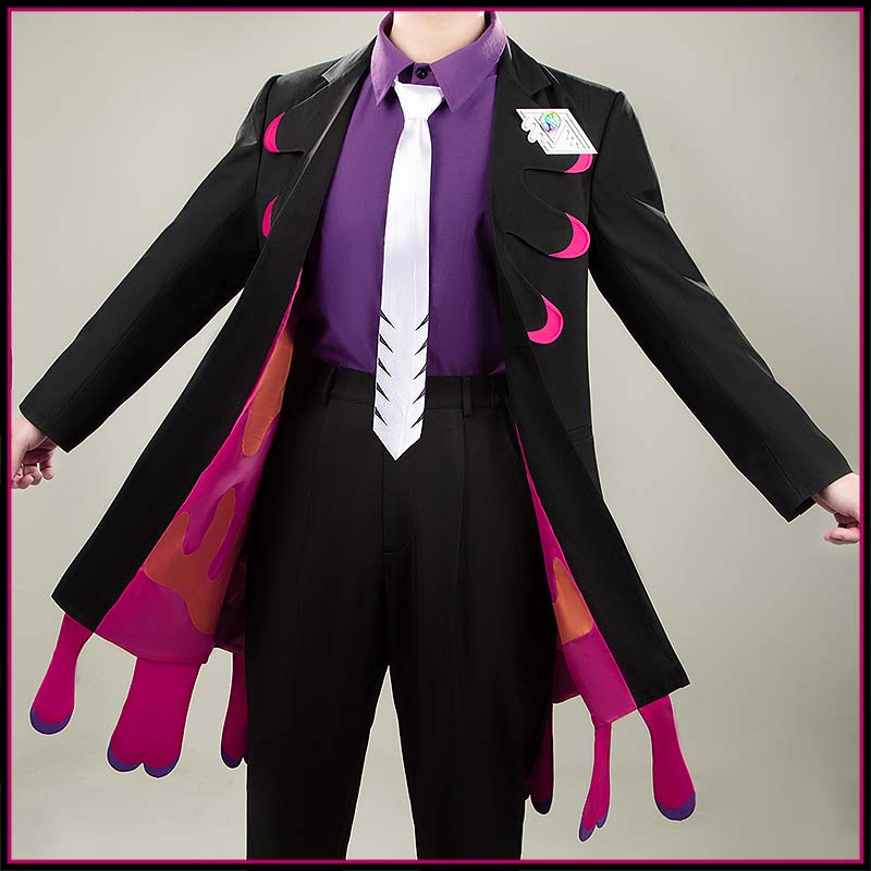 Pokemon ZA Corbeau Cosplay Costume Men Outfit Cosonsen Custom Made