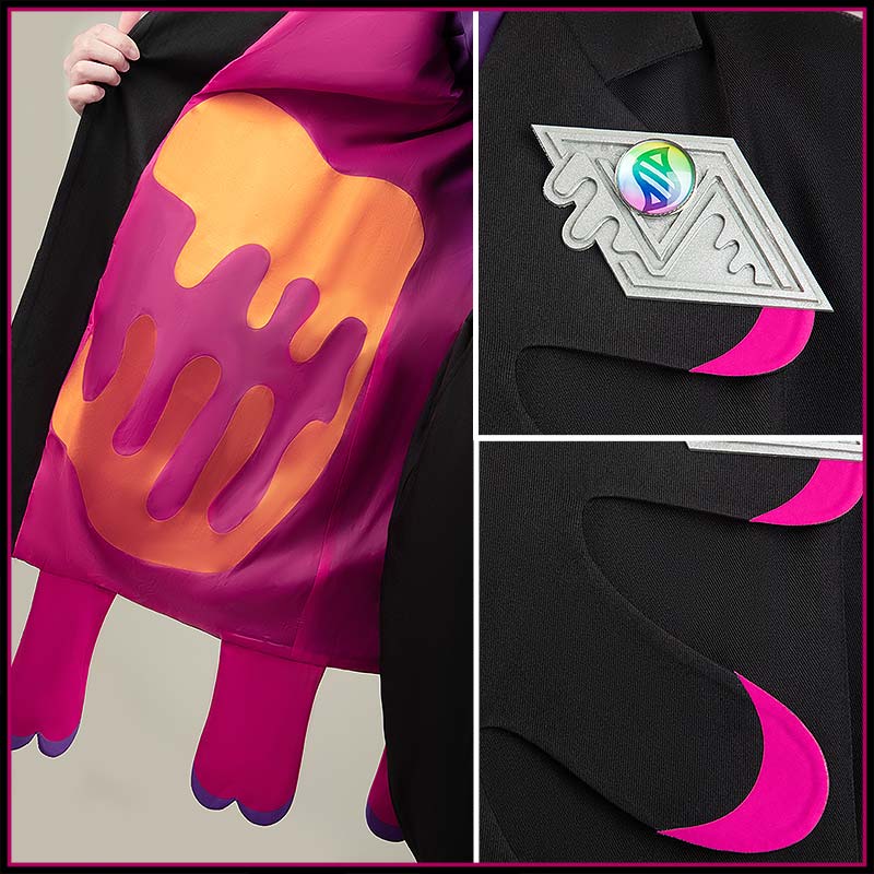 Pokemon ZA Corbeau Cosplay Costume Men Outfit Cosonsen Custom Made