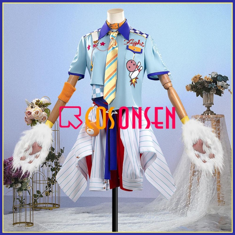 Ensemble Stars SHUFFLE ResQ Bears Nazuna Nito Tori Himemiya Makoto Yuuki Tsukinaga Leo Kanna Natsu Cosplay Costume Outfit Cosonsen