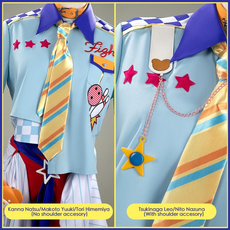 Ensemble Stars SHUFFLE ResQ Bears Nazuna Nito Tori Himemiya Makoto Yuuki Tsukinaga Leo Kanna Natsu Cosplay Costume Outfit Cosonsen