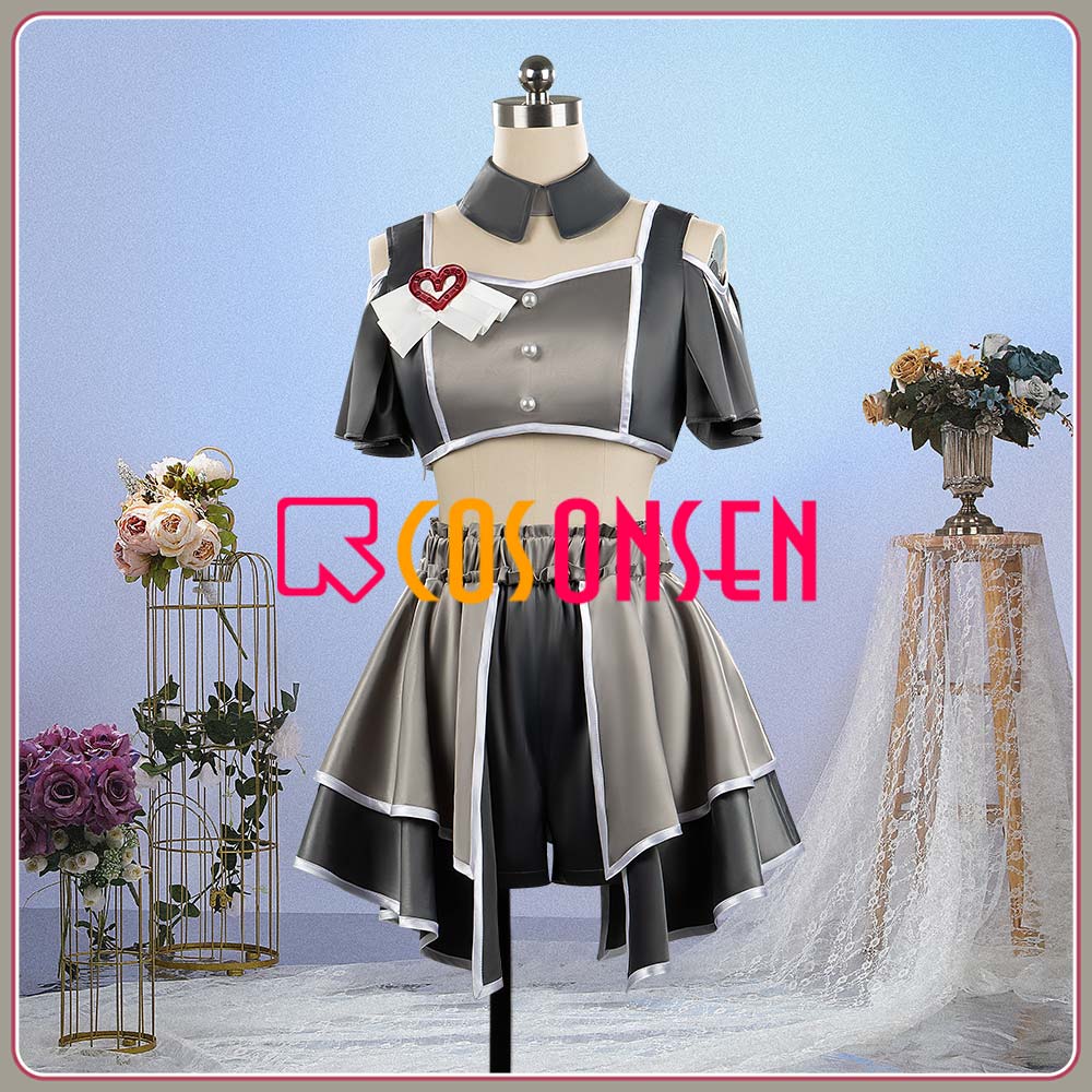 Umamusume Pretty Derby 4th Anniversary Live Cosplay Costume Meni Shuki Rush-sshu Outfit Grey Version Cosonsen Custom Made
