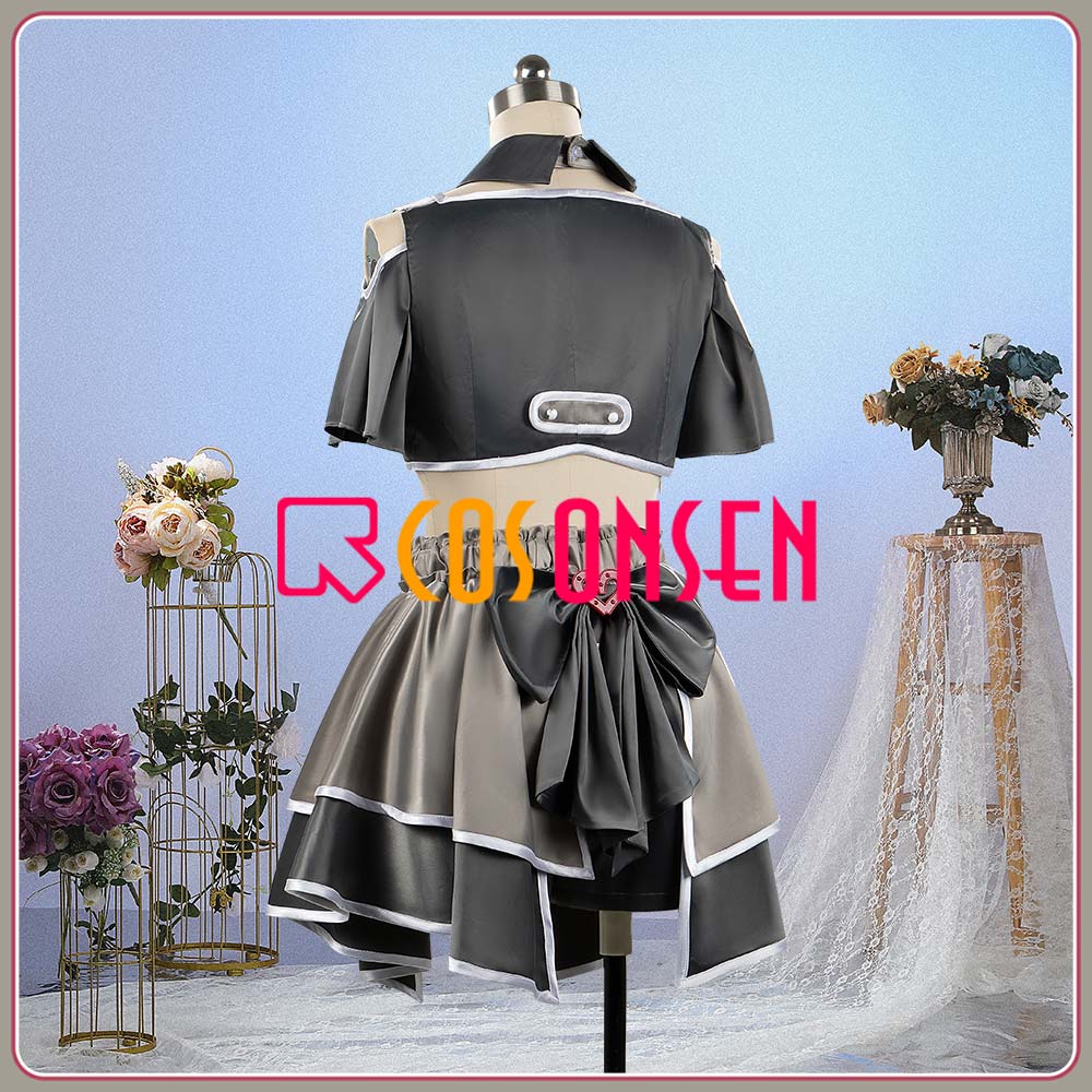 Umamusume Pretty Derby 4th Anniversary Live Cosplay Costume Meni Shuki Rush-sshu Outfit Grey Version Cosonsen Custom Made